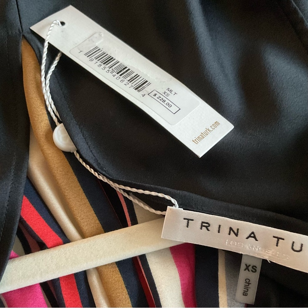 NWT Trina Turk Vibrant Striped Halter 
Top Size XS - Picture 6 of 6